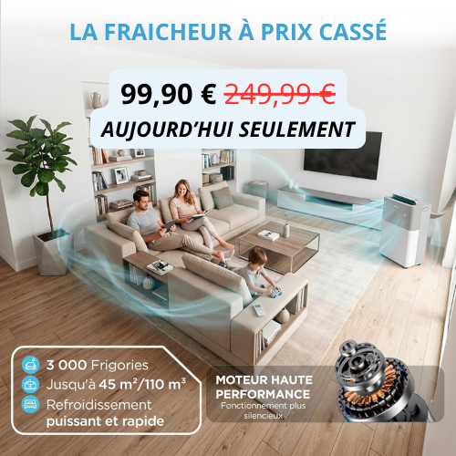 Midea PortaSplit - Refroidit comme une clim fixe, se branche comme un ventilateur